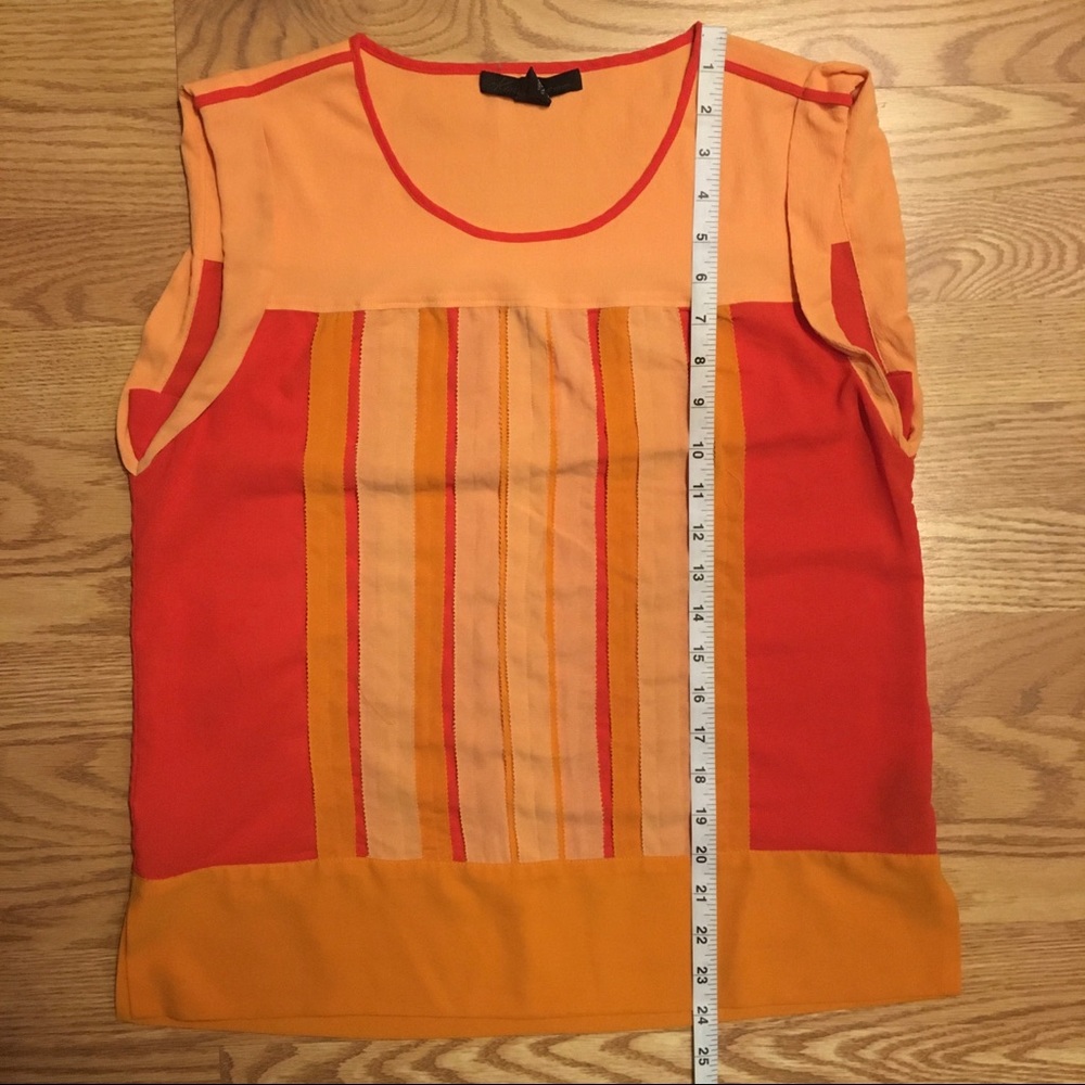 Kenneth Cole Orange Top - Picture 7 of 7
